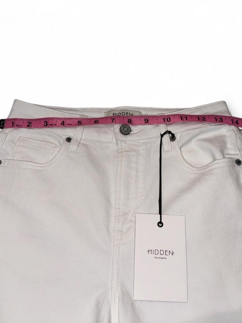 HIDDEN High-Rise Straight Denim Jeans - Picture 7 of 7